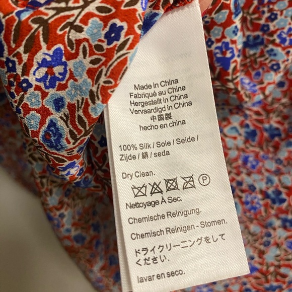 💕💐J. Crew Classic Fit Silk Shirt!💐💕 - Picture 8 of 9